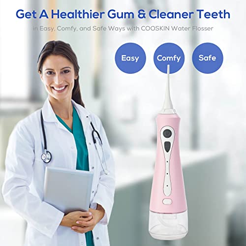 Electric Water Flosser Cordless, Portable Oral Irrigator with Rechargeable Battery P5806