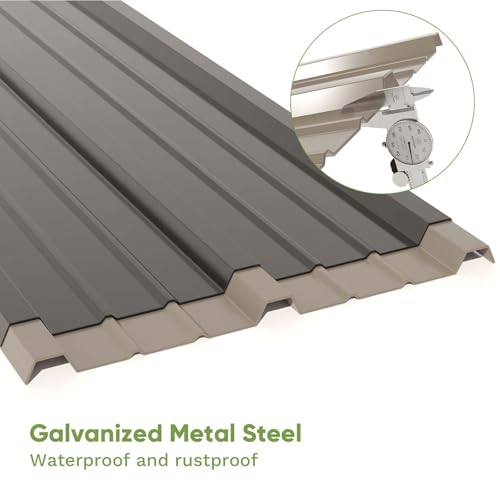 Patiowell 3 x 3 FT Outdoor Storage Shed with Sloping Roof, Grey F27529