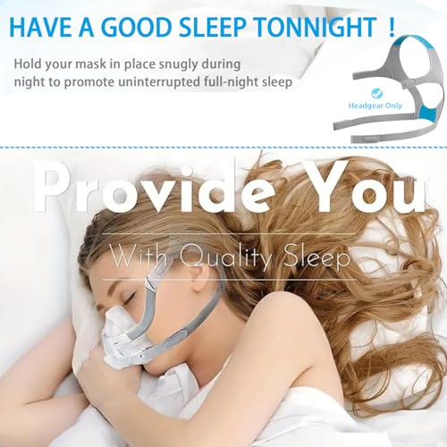 F20 Headgear for AirFit F20 / AirTouch F20 CPAP Replacement Strap, Adjustable Unisex Q8080
