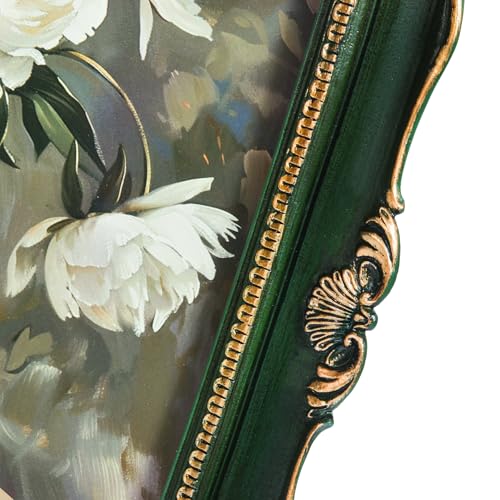 Vintage 8x10 Picture Frame with Glass Front, Antique Retro Photo Frame for Wall or Tabletop, Silver N745