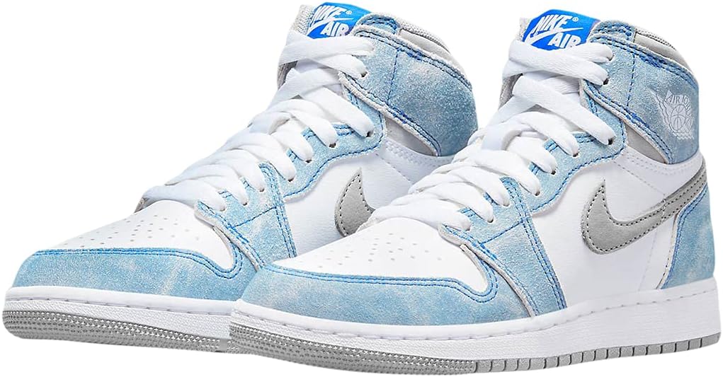 Jordan Nike Youth Air 1 High OG GS Hyper Royal White/Blue 6Y N23158