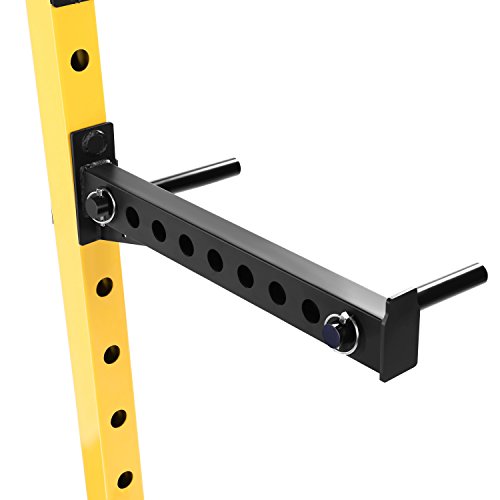 HulkFit Pro Series Adjustable Squat Stand Power Cage with Pull Up Bar for Home Gym T24680