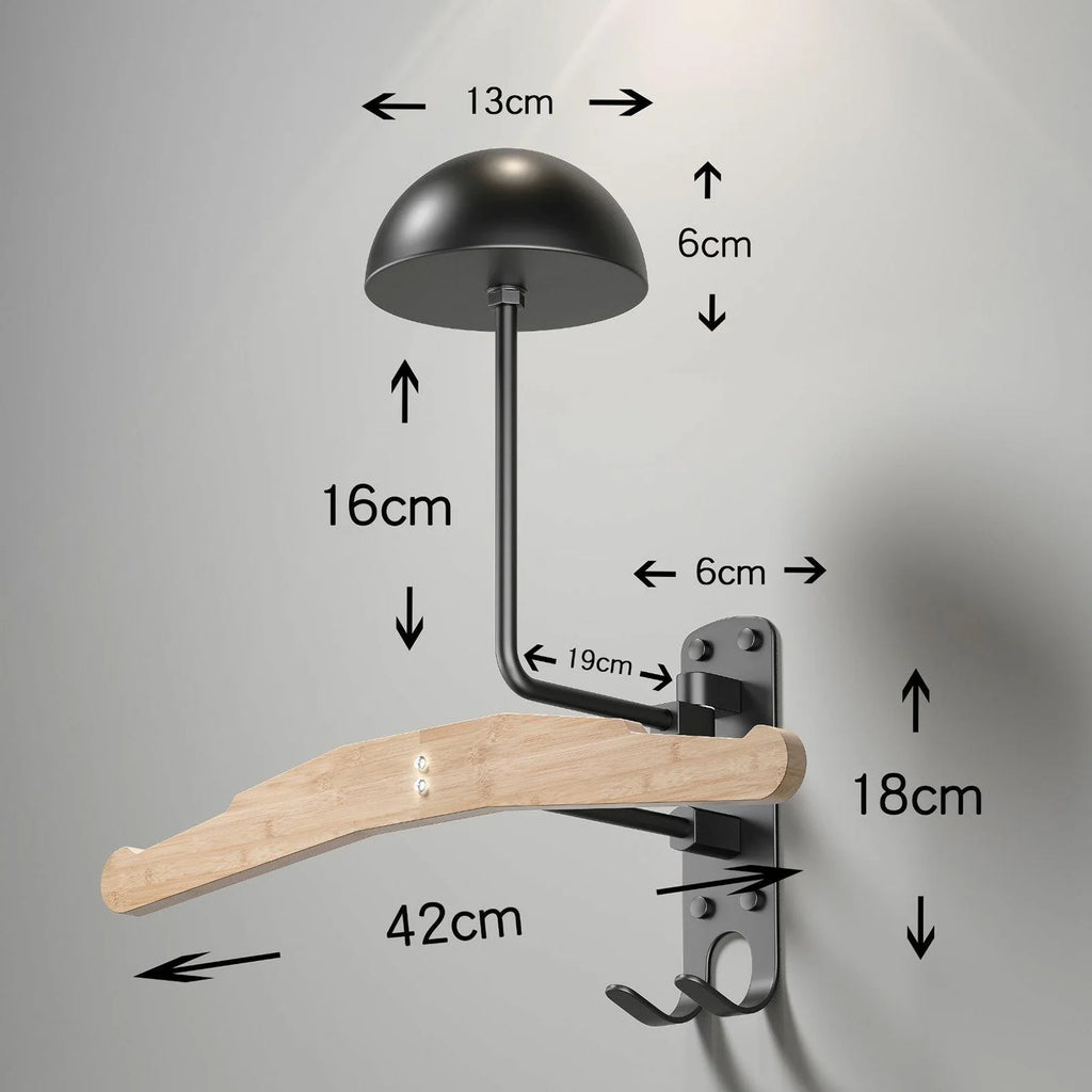 Spirastell Rack Rotation Helmet Wall Mount with 2 Caps M412529
