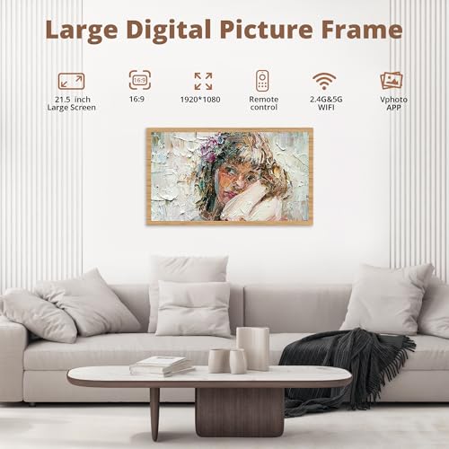 Dragon Touch 10.1'' WiFi Digital Picture Frame HD IPS Touch Screen S798
