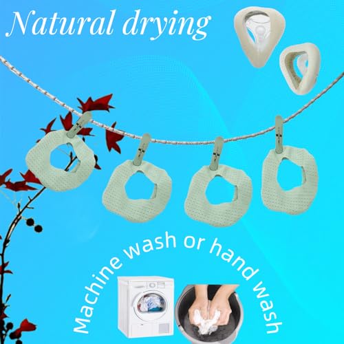4 Pack CPAP Mask Liners for Full Face Masks, One Size, Blue M67986