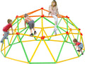 Climbing Dome Upgraded 10FT Climber for Kid 3-10 Jungle Gym Monkey Bar Backyard Geometric Outdoor Play Equipment Toddler Outside Toy