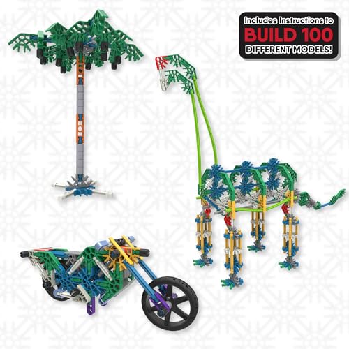 K'NEX 100 Model Building Set, 863 Pieces, STEM Construction, Ages 7+ U8560