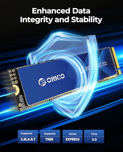 ORICO 1TB M.2 NVMe SSD with Heatsink PCIe Gen3x4 Internal Solid State Drive Q628