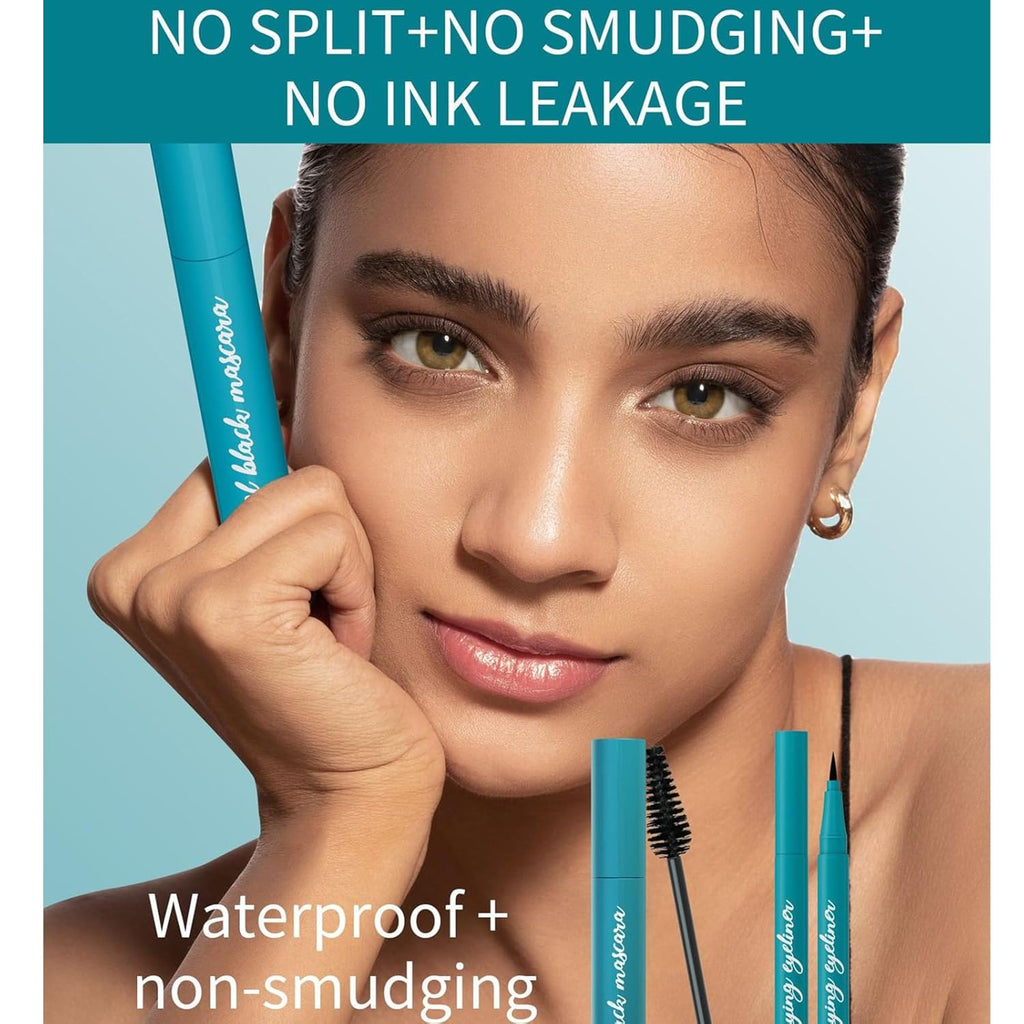 Thrive Mascara Liquid Lash Extensions & Eyeliner Set, Black, Waterproof C602469