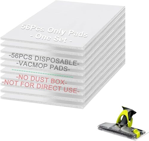 80Pcs Disposable Split Mop Pads for Shark VACMOP VM252 VM200 N97258