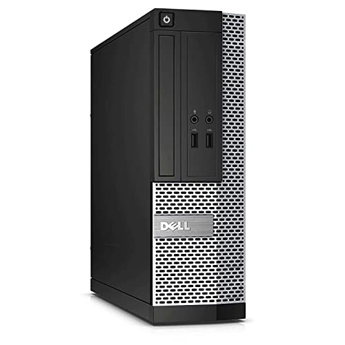 Dell OptiPlex Desktop PC, Intel Core i5, 16GB RAM, 2TB HDD, 20 inch LED Monitor, RGB Speaker, Keyboard Mouse, WiFi, Windows 10 Pro (Renewed) H85083