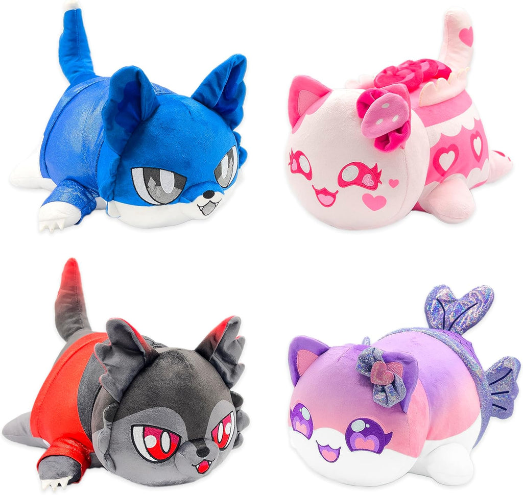Aphmau MeeMeows 11” Classic Mystery Plush, Series 2 Friends; YouTube Gaming Channel, Plush Mystery Box, Blind Box, 1 of 4 Possible Friends MeeMeows, Official Merch
