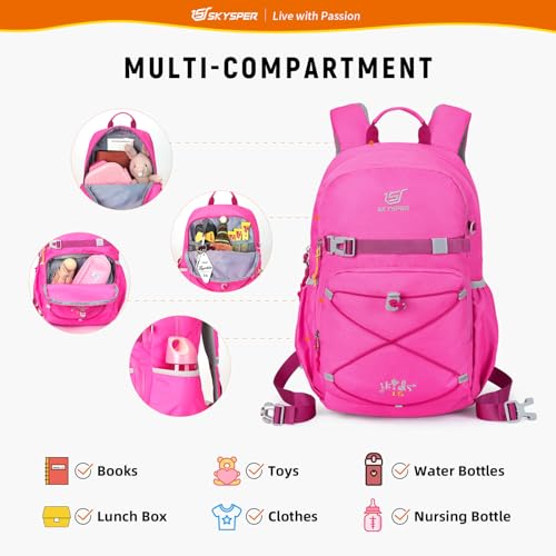 SKYSPER Kids Backpack 15L Travel Daypack for Ages 4-6 M57331
