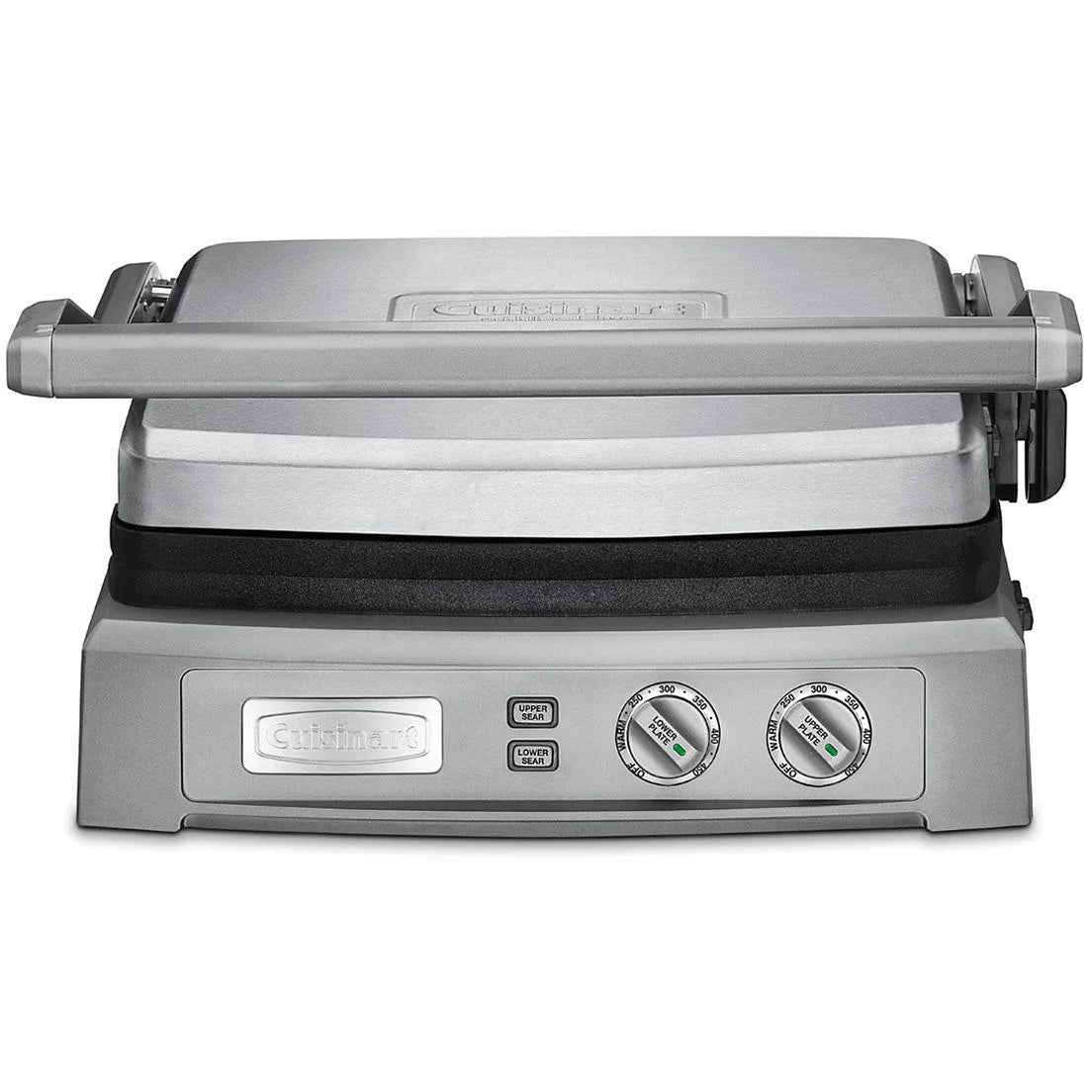 Cuisinart Griddler Deluxe with 6 Cooking Options, Reversible Grill/Griddle Plates, and Dual-Zone Control