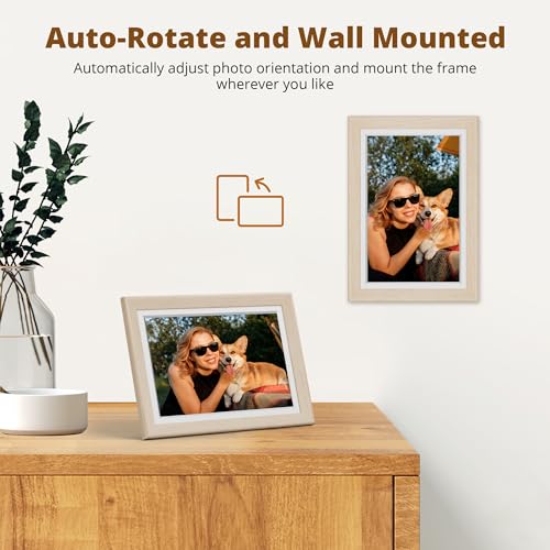 Dragon Touch 10.1'' WiFi Digital Picture Frame HD IPS Touch Screen S798