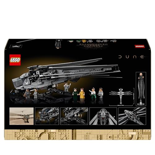 LEGO Icons Dune Atreides Royal Ornithopter Building Set with 8 Minifigures 10327 G5871