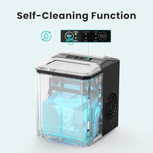 OLIXIS Nugget Ice Maker Machine, Countertop Portable with Basket and Scoop, White W12772