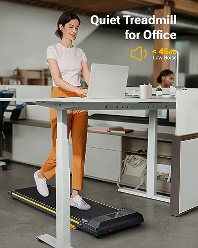 UREVO Under Desk Treadmill 2 in 1 with Remote Control, LED Display A839