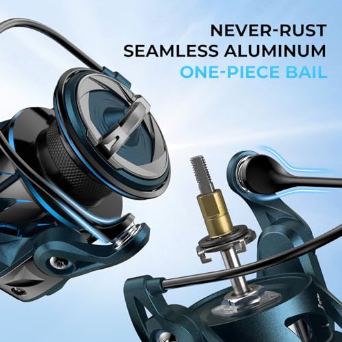 KastKing MegaJaws Spinning Fishing Reel, 39.5LBS Max Drag, Saltwater Freshwater Z836526