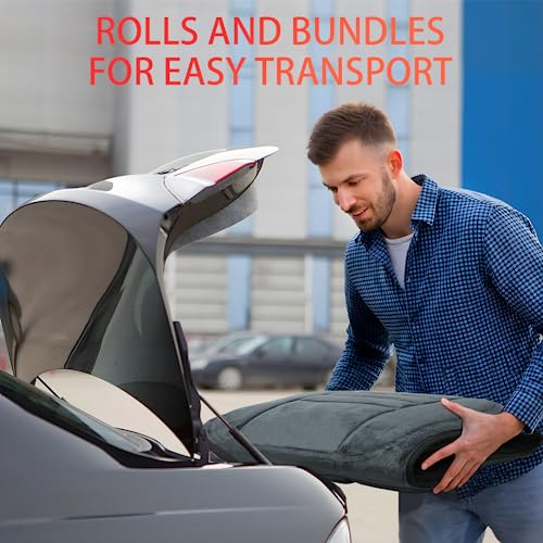 Massager Pad with Heat for Back Lumbar Thighs, 5 Vibration Modes, 53"x20" Q287535