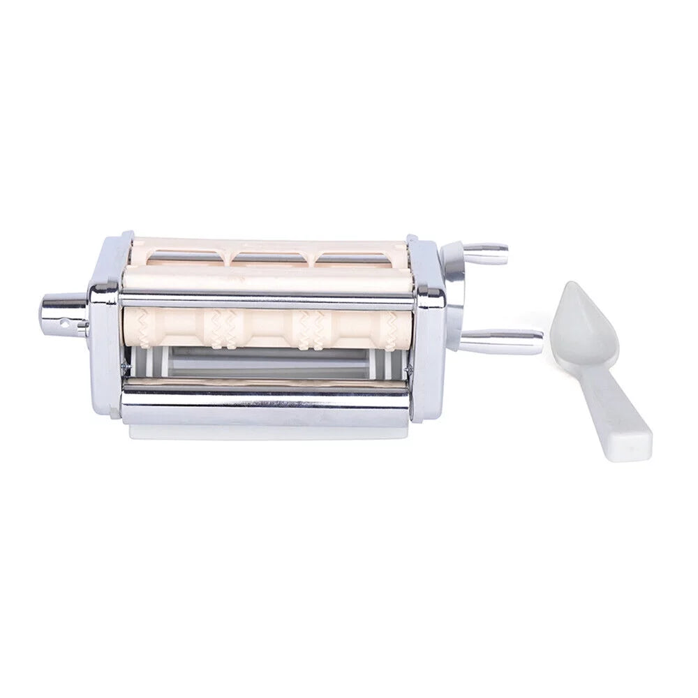 ZhdnBhnos Kitchen Pasta Roller Cutter Ravioli Maker Stand Mixer Attachment Stainless Steel C104560