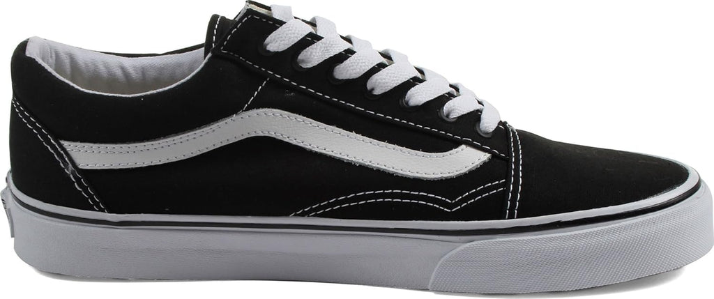 Vans Unisex Old Skool Classic Skate Shoes Black/White F922635