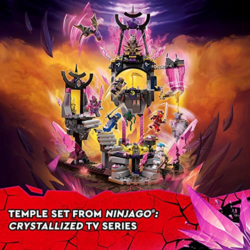 LEGO NINJAGO The Crystal King Temple Action Playset, 71771 J52015