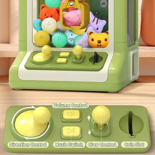 Dinosaur Claw Machine for Kids Ages 3+, Mini Arcade Game Toy with Music G9671