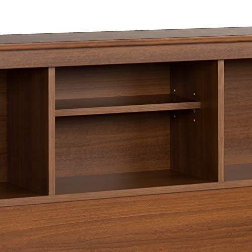 Prepac King Bookcase Headboard, Black A905