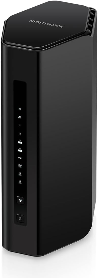 NETGEAR Nighthawk Tri-Band WiFi 7 Router (RS300) – BE9300 Wireless Speed (up to 9.3Gbps) - Coverage up to 2,500 sq. ft., 100 Devices – 2.5 Gig Internet Port