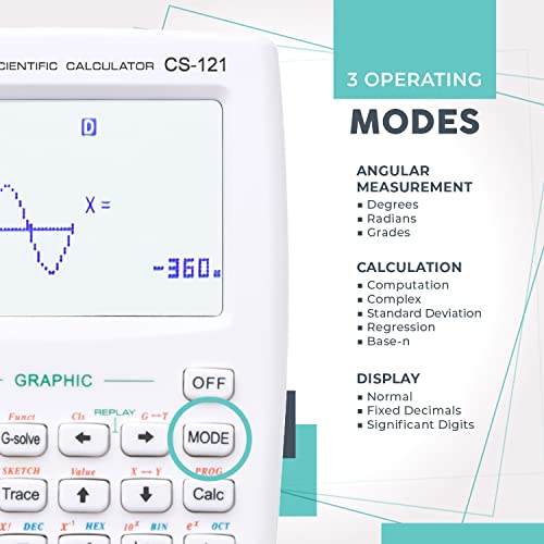 Scientific Calculator with Graphic Functions for High School and College E1591