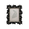 Vintage Picture Frame 8x10 Antique Black Ornate for Tabletop and Wall U180