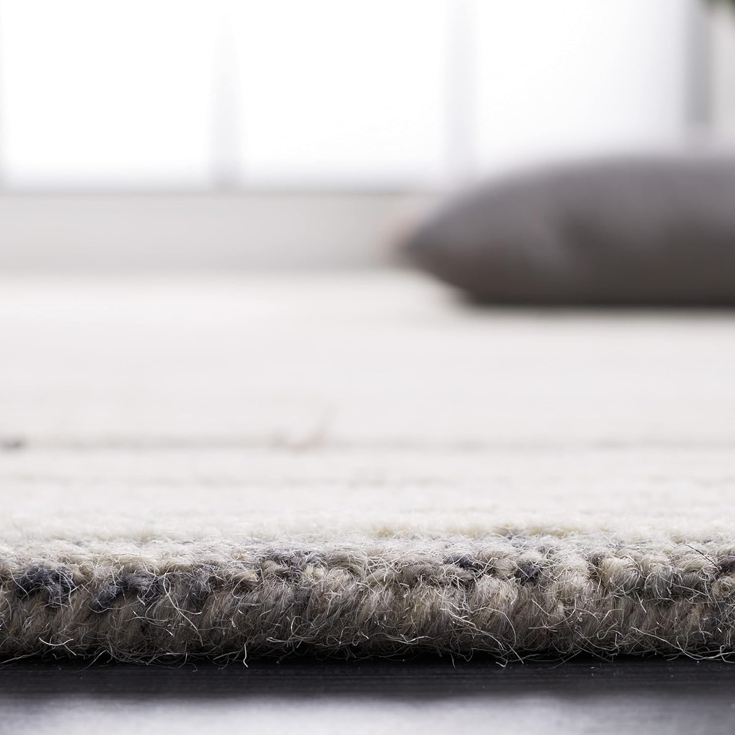 SAFAVIEH Metro Collection 8' x 10' Grey & Ivory Handmade Wool Area Rug Y776516