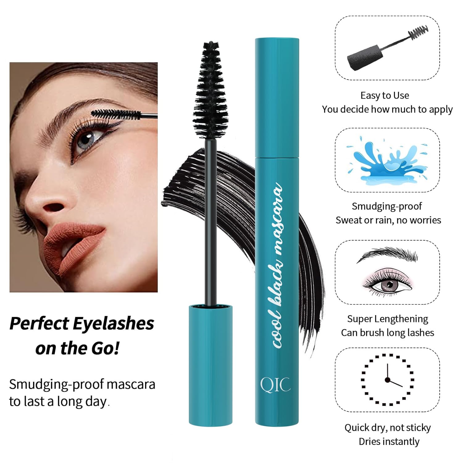 Liquid Lash Extension Mascara, Black, 0.28 oz Z291