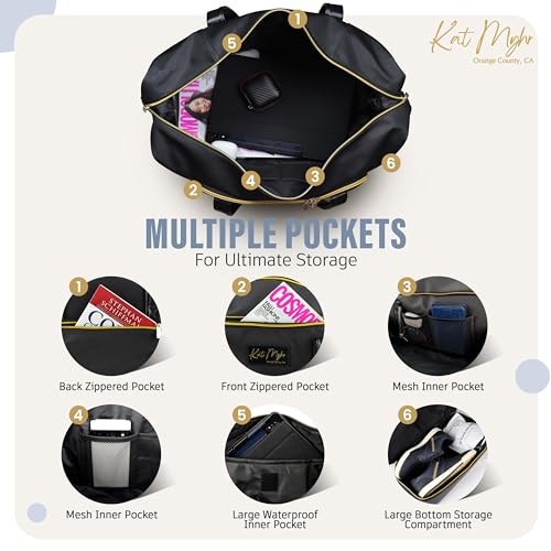 Women’s Travel Weekender Duffle Bag with Shoe Compartment G924