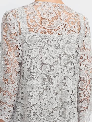 Elegant Mother of the Bride Chiffon Jumpsuit with Lace Appliques L509