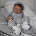 WOOROY Realistic Reborn Baby Doll Black Boy, 20 Inch African American Newborn T283379