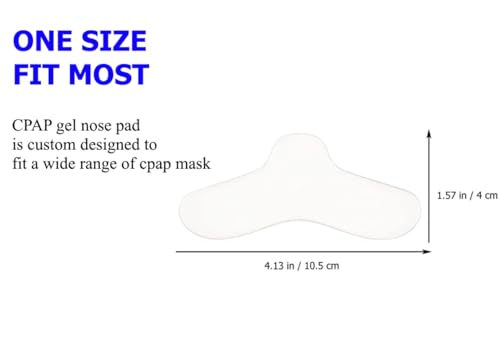 CPAP Nasal Gel Pads for Mask Cushions, Universal Fit (5 Pack) O181