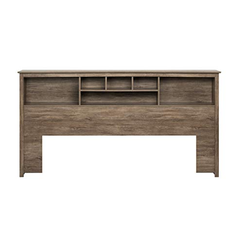 Prepac King Bookcase Headboard, Black A905