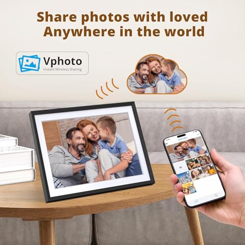 Dragon Touch 10.1'' WiFi Digital Picture Frame HD IPS Touch Screen S798