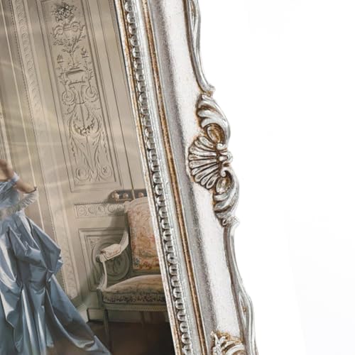 Vintage 8x10 Picture Frame with Glass Front, Antique Retro Photo Frame for Wall or Tabletop, Silver N745