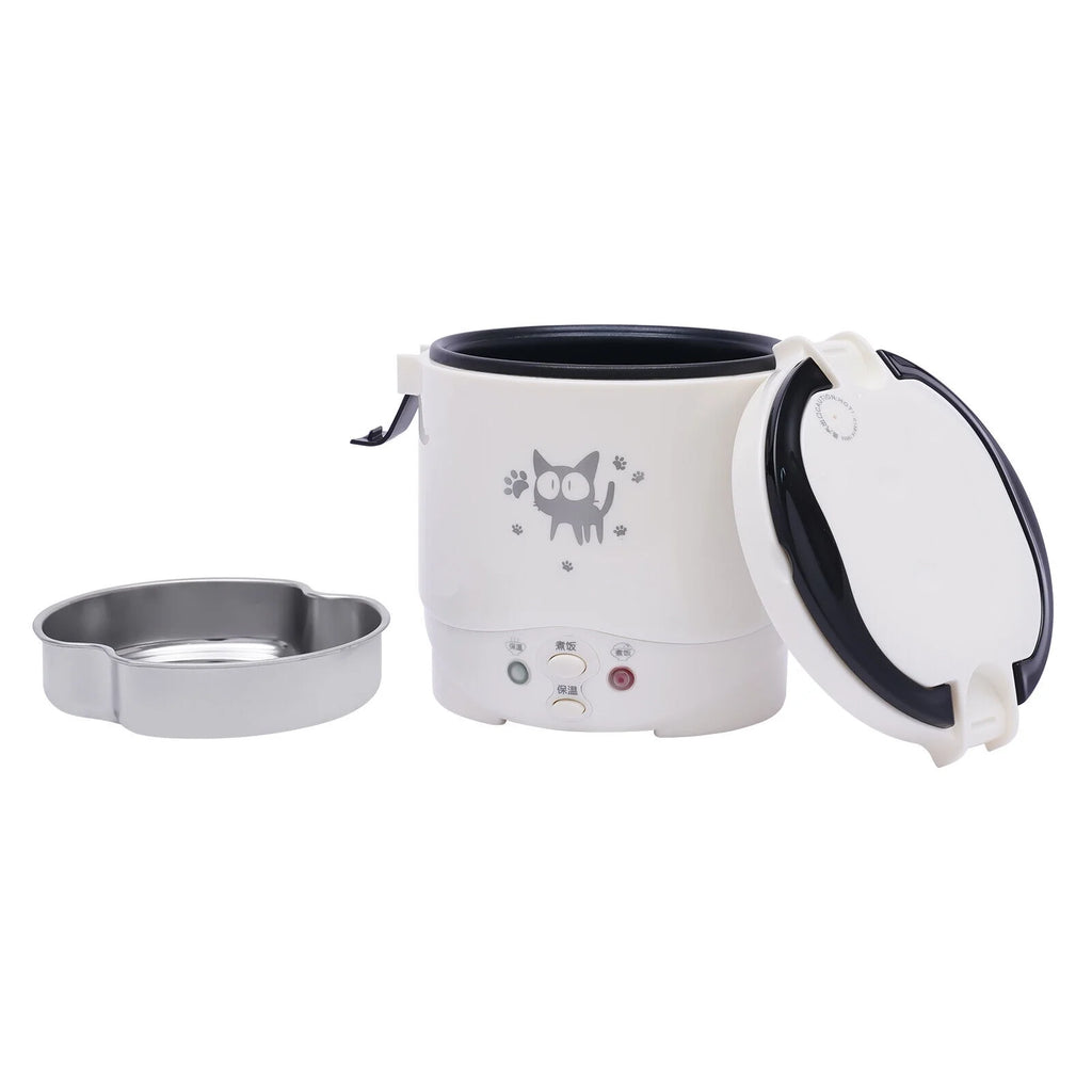 Car Mini Travel Lunch Box Electric Rice Cooker Steamer 12V U510443