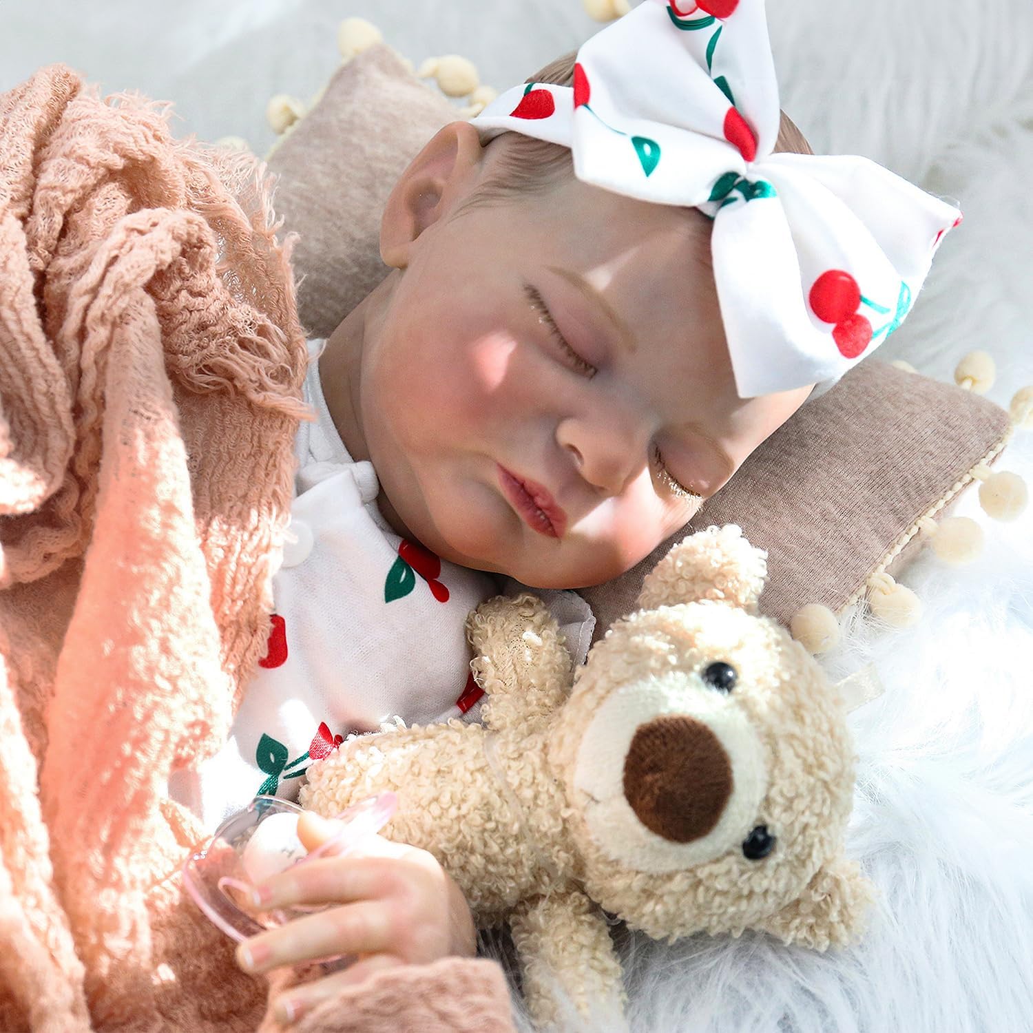 Realistic Reborn Baby Doll Laura - 20 Inch Lifelike Girl Baby Doll with Gift Box J7834