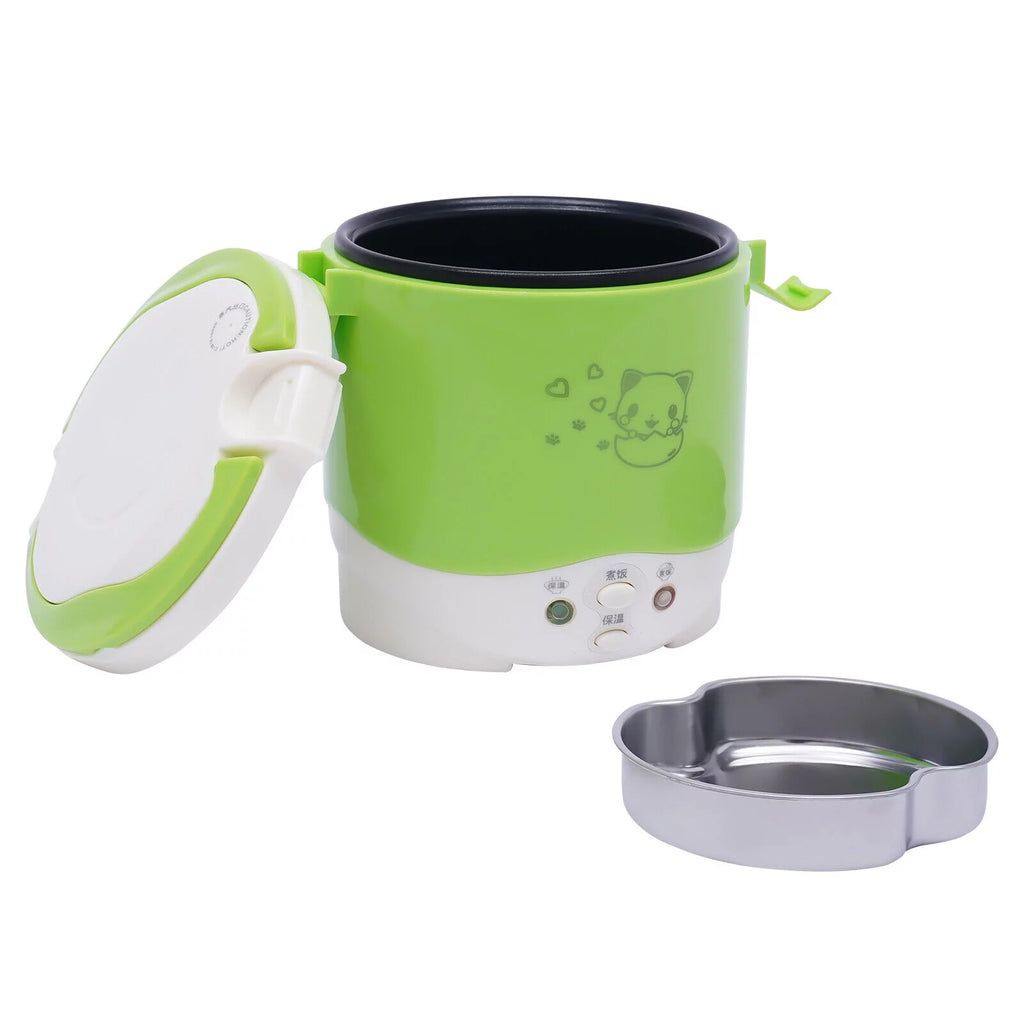 Car Mini Travel Lunch Box Electric Rice Cooker Steamer 12V U510443