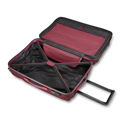 Samsonite SWERV DLX 3-Piece Hard-Shell Luggage Set, Carry-On Medium Large, Aubergine B31055