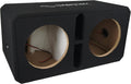 Harmony Audio HA-BV2X12E Dual 12" Empty Vented Port Sub Box Unloaded Subwoofer Enclosure