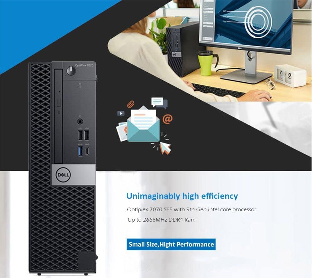 Dell OptiPlex 7070 SFF Desktop, i7-8700, 16GB RAM, 1TB SSD, Windows 11 Pro Q164797