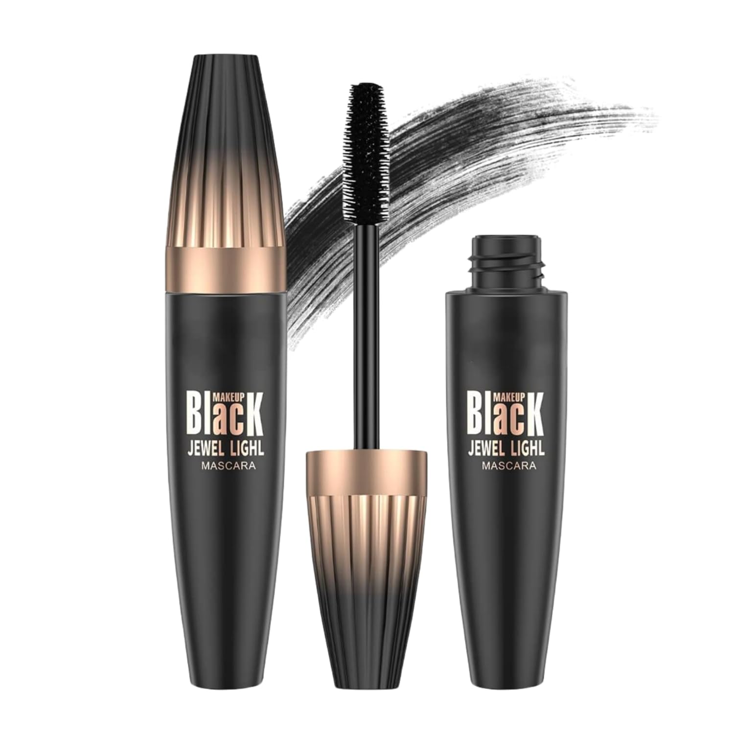4D Silk Fiber Mascara - my lashes Mascara Natural,tube mascara liquid lash extensions Thickening and Lengthening, Waterproof and Smudge-Proof, Voluminous Eyelash