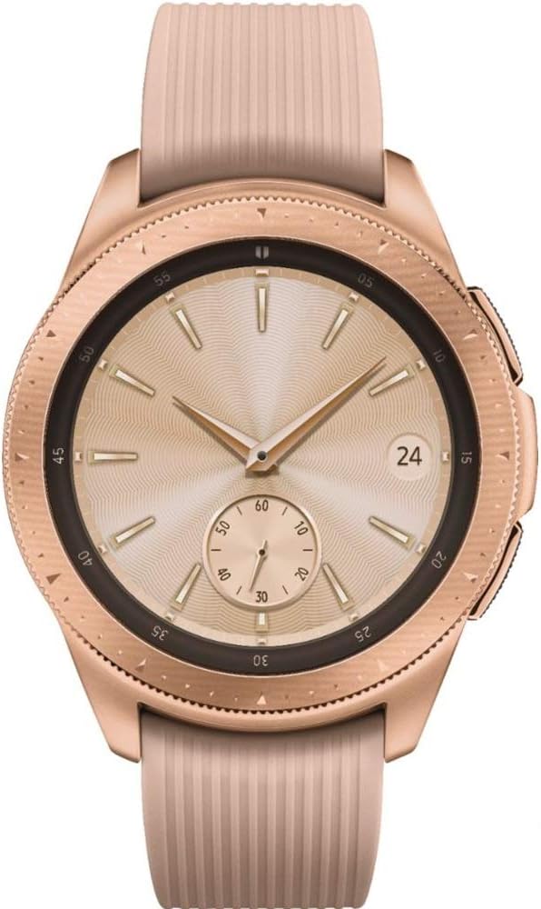 Samsung Galaxy Watch (42mm) Smartwatch (Bluetooth) Android/iOS Compatible -SM-R810 (Rose Gold)