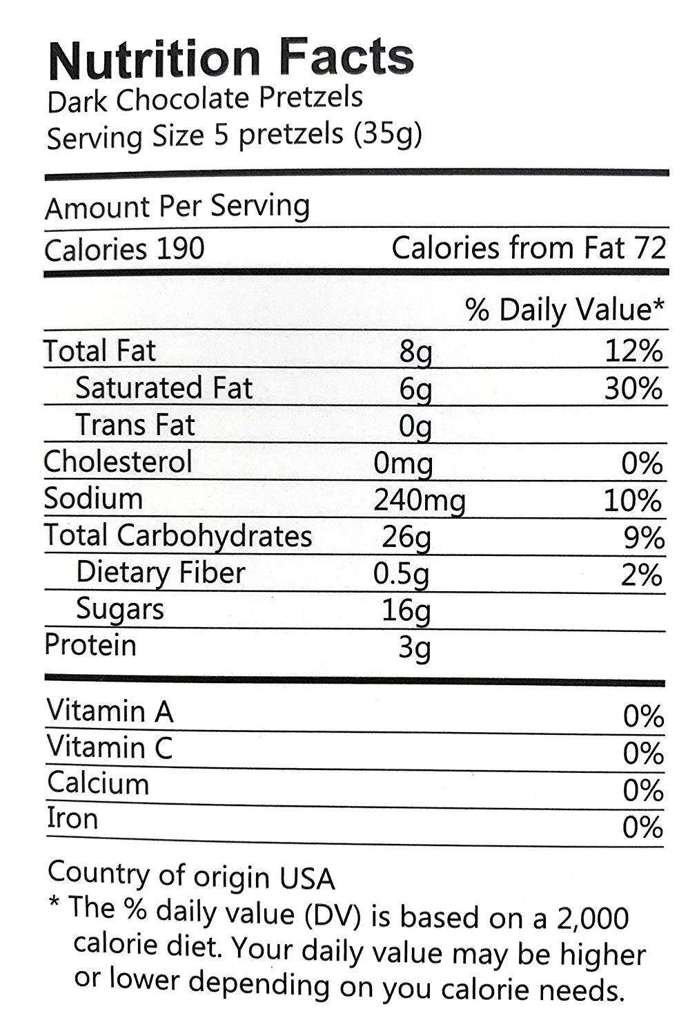 Dark Chocolate Covered Salted Pretzels, 40 Ounces D50854
